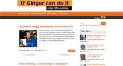 Desktop Screenshot of ifgingercandoit.com